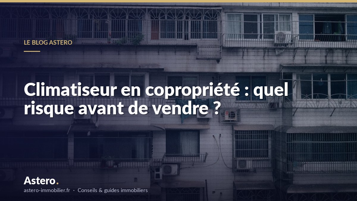 Climatiseur en copropriété : quel risque avant de vendre ?
