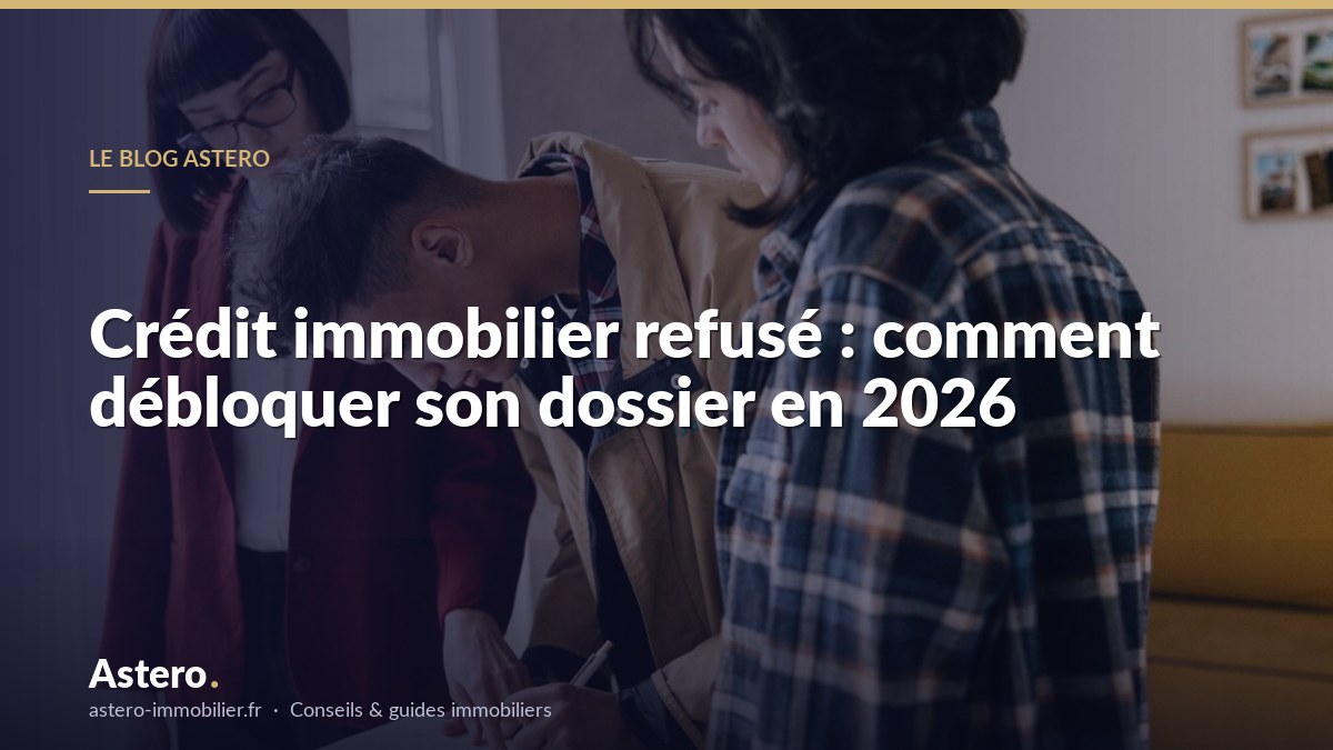 Crédit immobilier refusé : comment débloquer son dossier en 2026