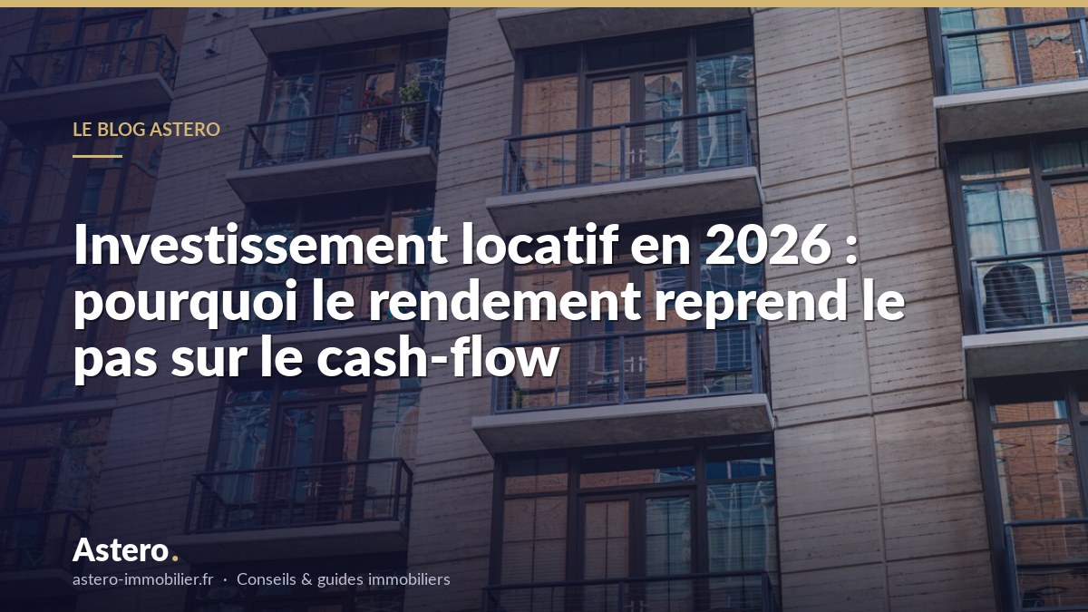 Investissement locatif en 2026 : pourquoi le rendement reprend le pas sur le cash-flow