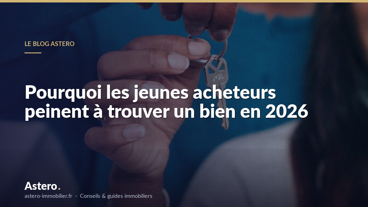 Pourquoi les jeunes acheteurs peinent à trouver un bien en 2026