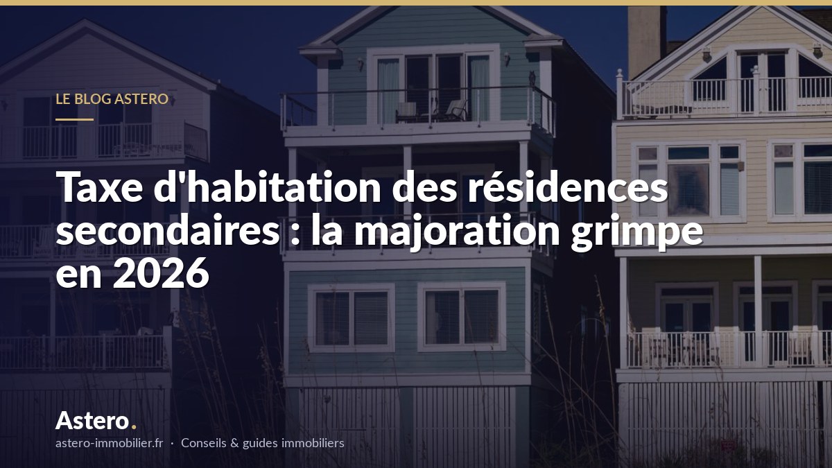 Taxe d'habitation des résidences secondaires : la majoration grimpe en 2026